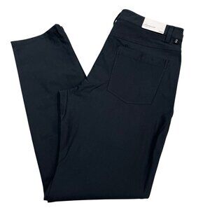 Linearflex Pants Men 34x32 Straight Fit 7-Pocket Charcoal Golf Performance Sport